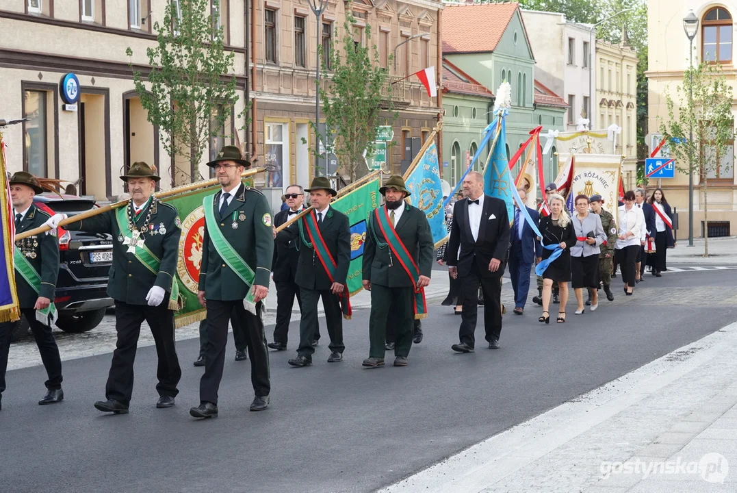 Poświęcenie figury Św. Jana Nepomucena w Krobi