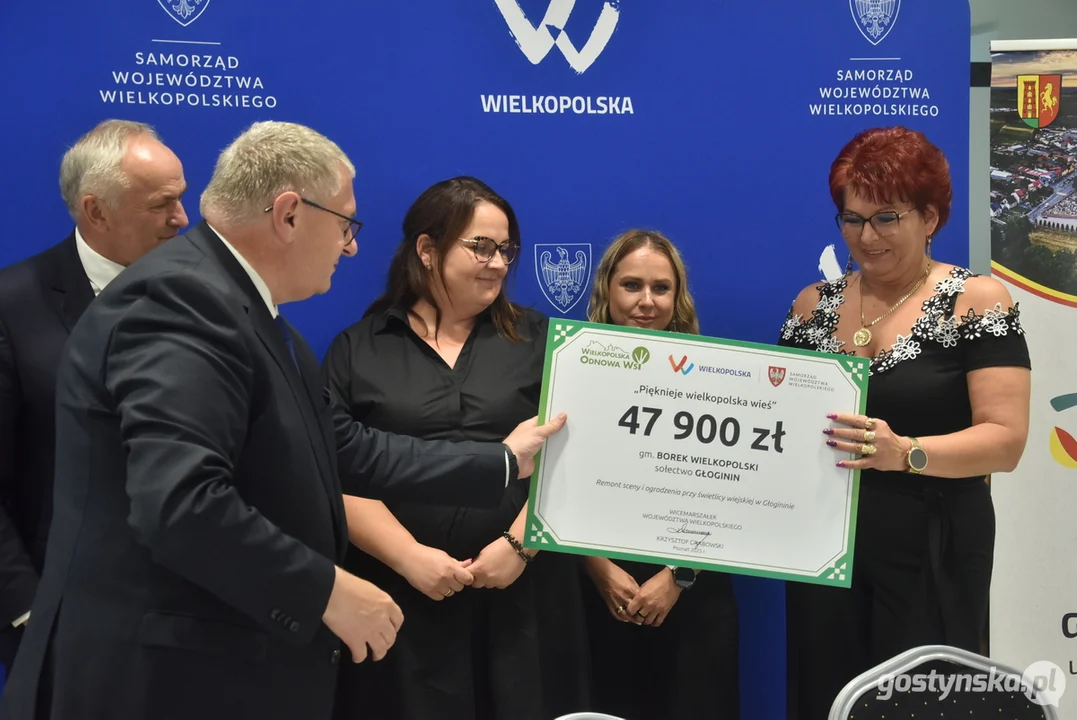 Wręczenie dofinansowań w ramach XV edycji konkursu "Pięknieje wielkopolska wieś" w Pępowie