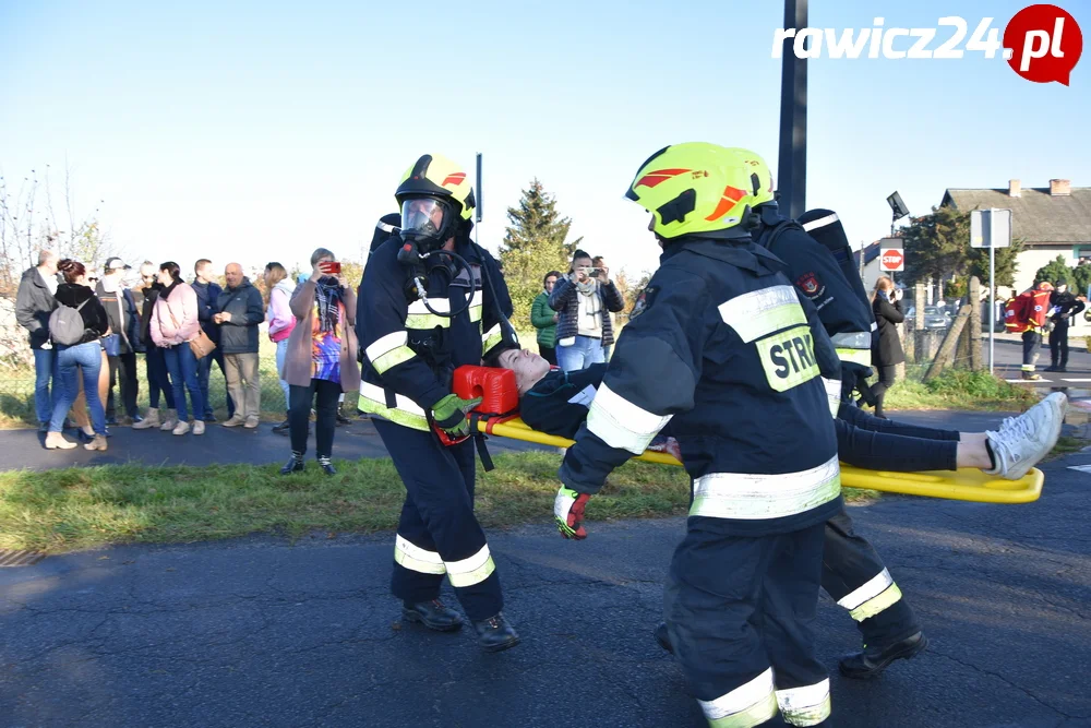 Ćwiczenia służb w Sarnowie i Rawiczu