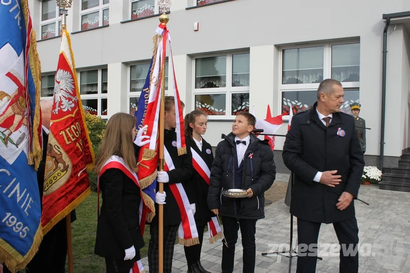 Nadanie imienia Powstańców Wielkopolskich Szkole Podstawowej w Żegocinie