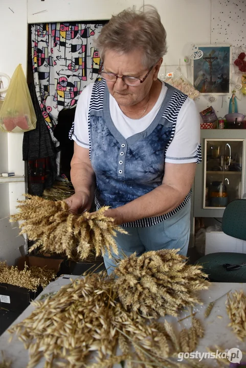 Wieńce dożynkowe Joanny Chudej z Posadowa