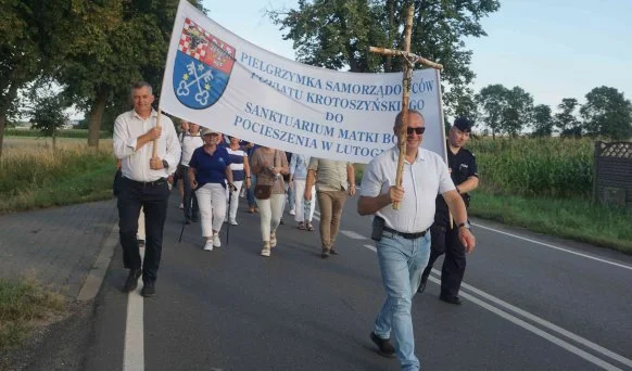 Lutogniew. Pielgrzymka samorządowców z powiatu krotoszyńskiego