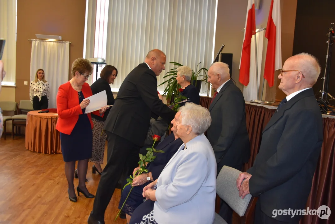 Uroczystości z okazji jubileuszu małżeństwa w Borku Wlkp.