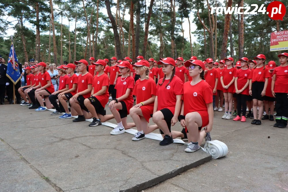 Ślubowanie i pasowanie na strażaka - członka MDP w Brennie (powiat leszczyński)