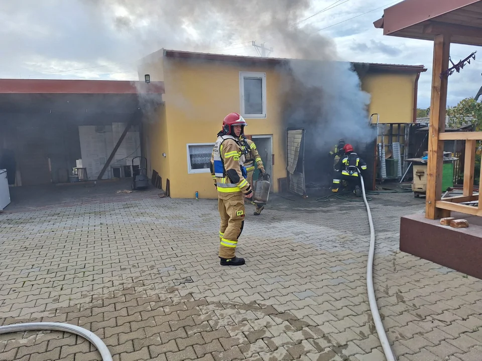 Pożar w Sierakowie