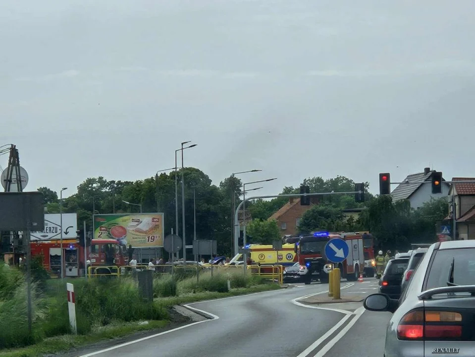 Zderzenia trzech aut w Witaszycach