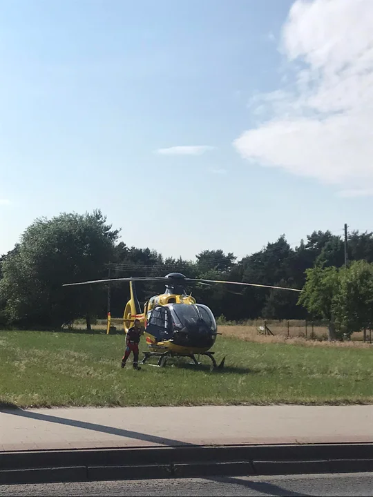 Wypadek hulajnogi na ul. Wrocławskiej w Jarocinie