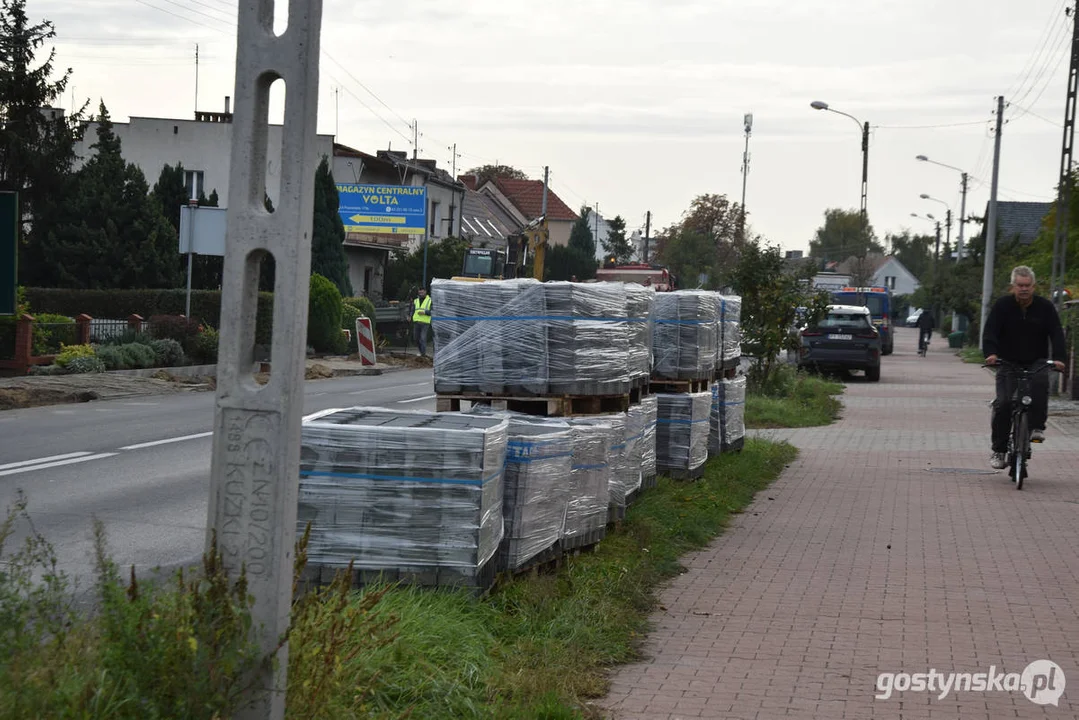 Przebudowa chodnika przy ul. Poznańskiej (DW 434) w Gostyniu