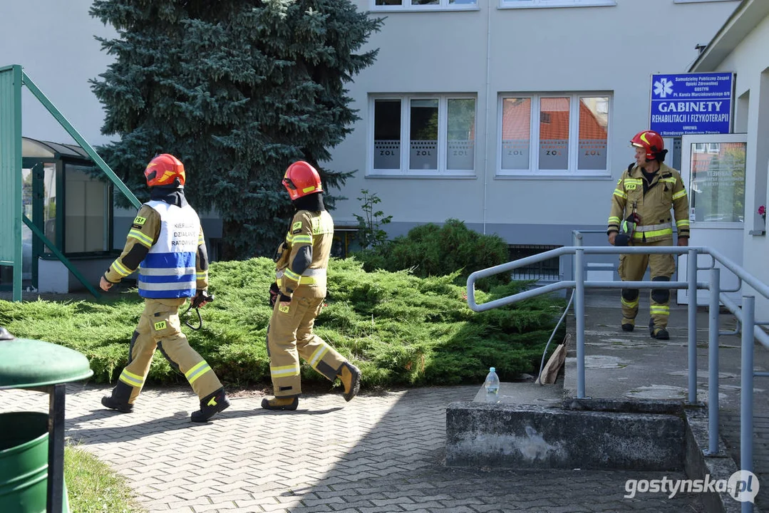 Gaz ulatniał się w budynku SP ZOZ w Gostyniu