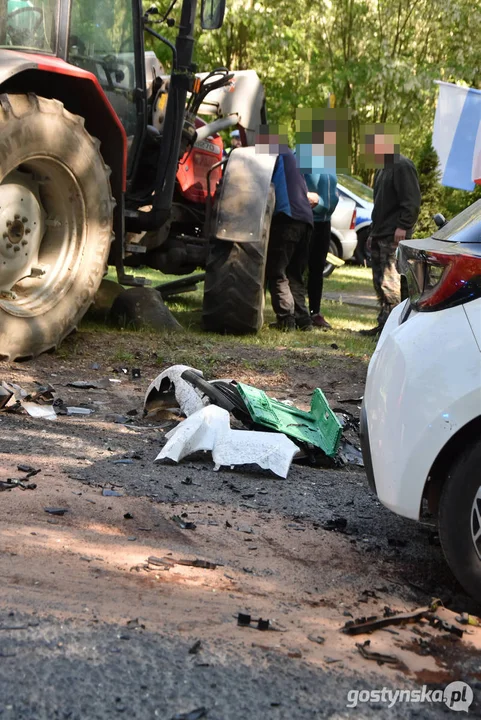 Wypadek drogowy na DW437 Borek Wlkp.- Dolsk