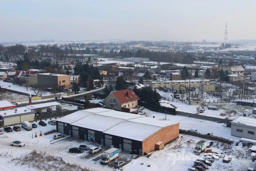 Panorama Pleszewa - widok z elewatora zbożowego