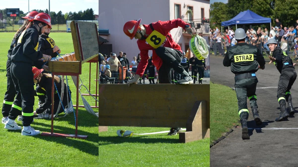 Gminne zawody sportowo-pożarnicze w Poniecu
