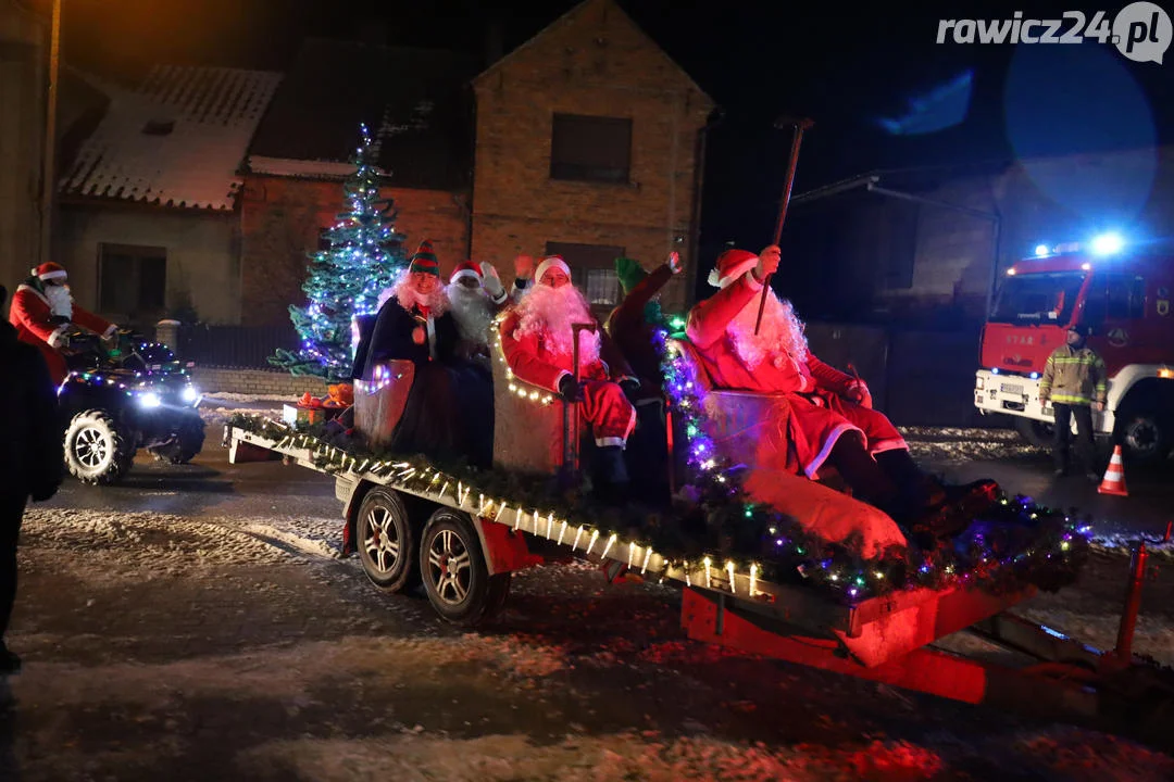 Mikołaje na Quadach w Szkaradowie