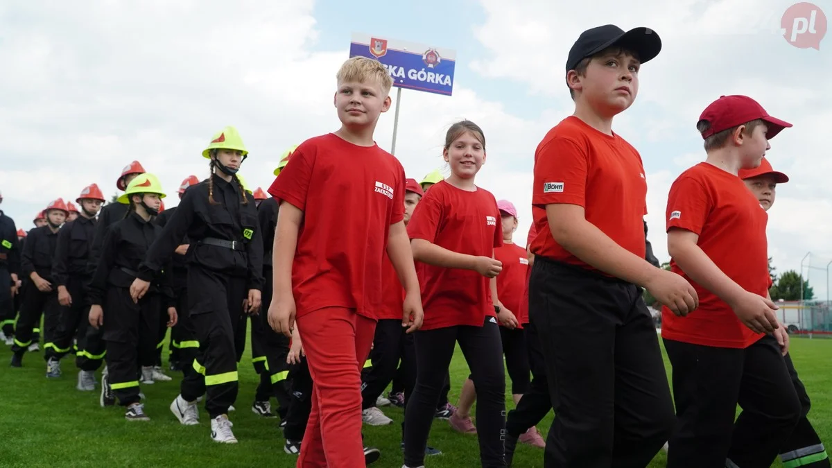 Dziecięce Drużyny Pożarnicze na zawodach w Miejskiej Górce