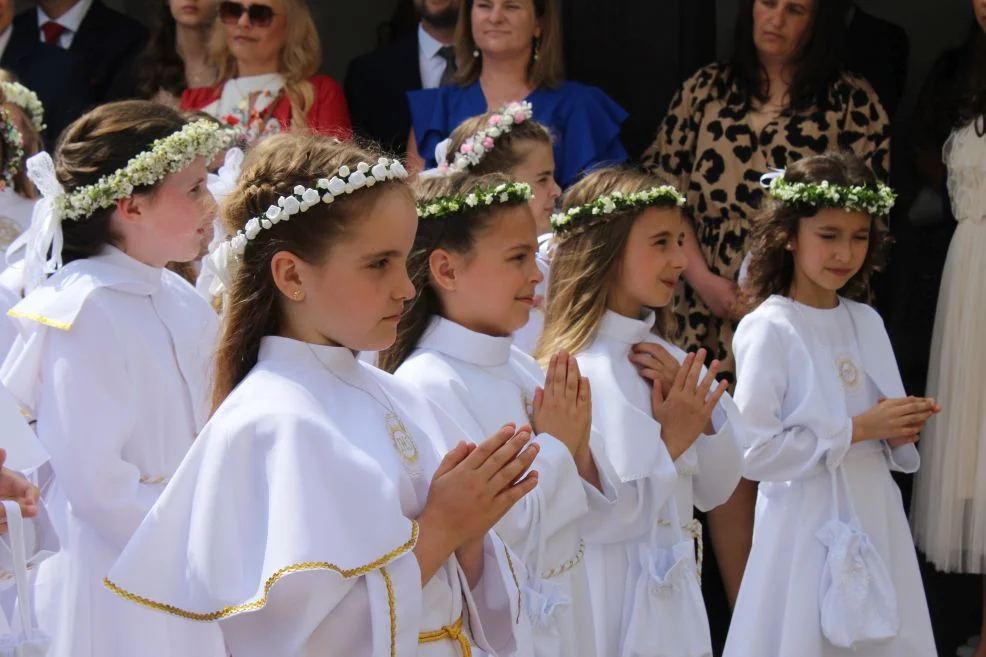 Pierwsza Komunia Święta w parafii św. Marcina w Jarocinie