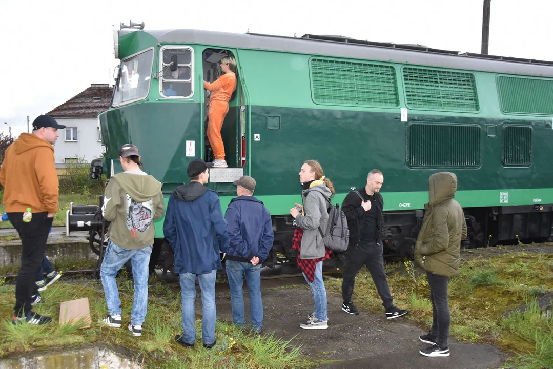 Pociąg turystyczny Baszta na linii Gostyń - Leszno