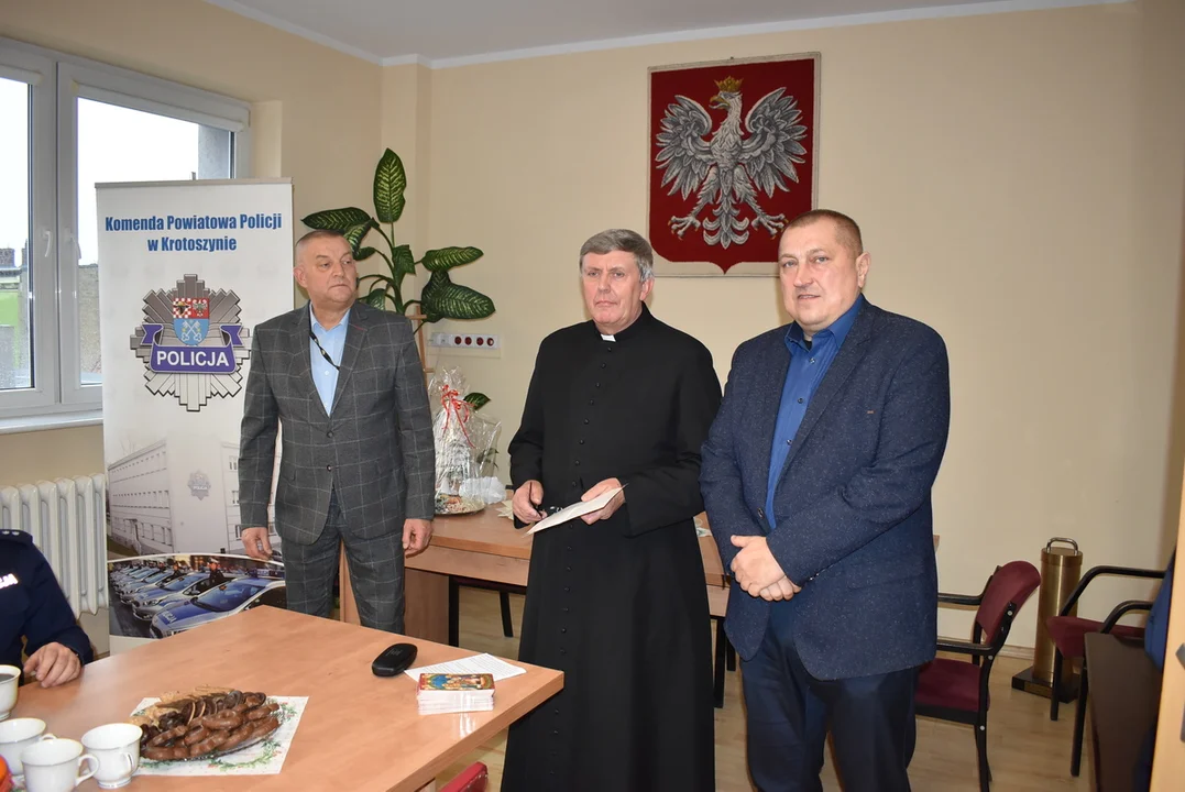 Świąteczne spotkanie policjantów