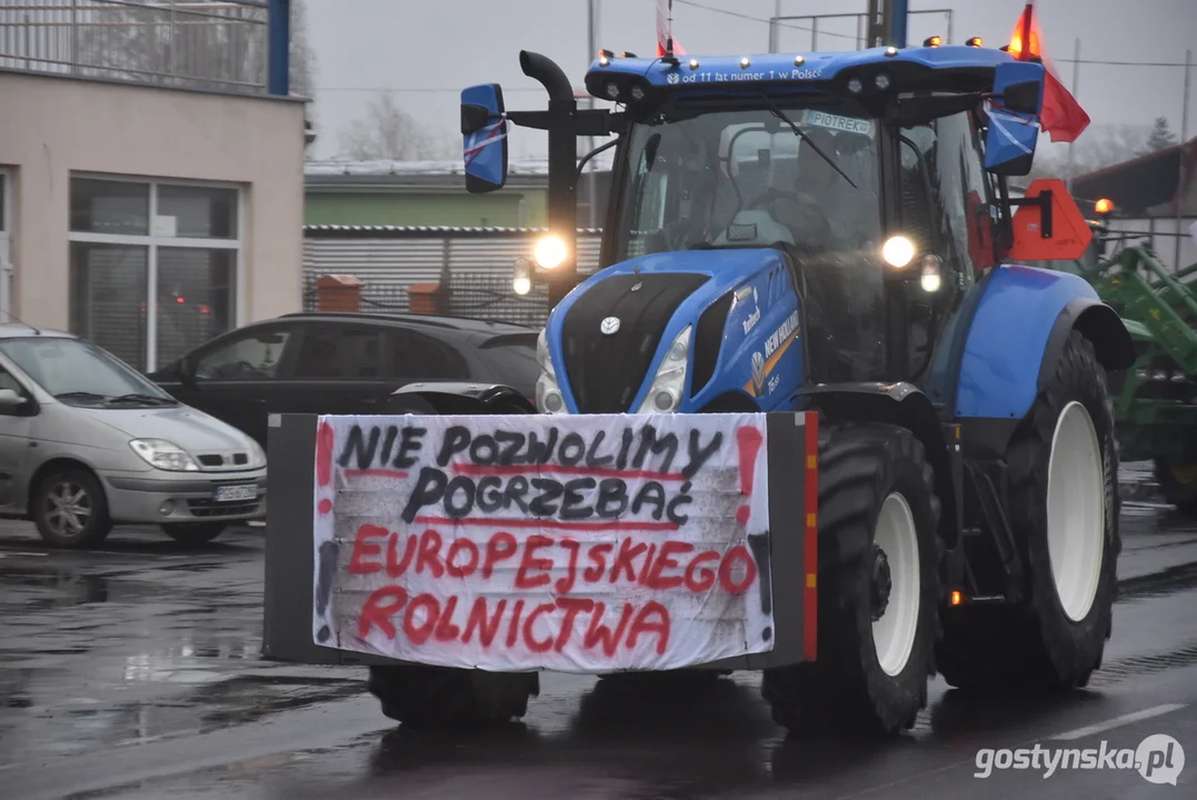 Protesty rolnicze w powiecie gostyńskim 2024