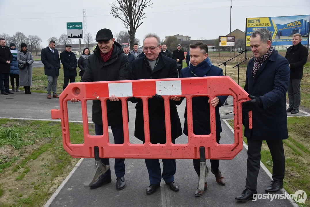 Otwarcie ścieżki pieszo-rowerowej Krobia-Żychlewo i Krobia-Kuczyna