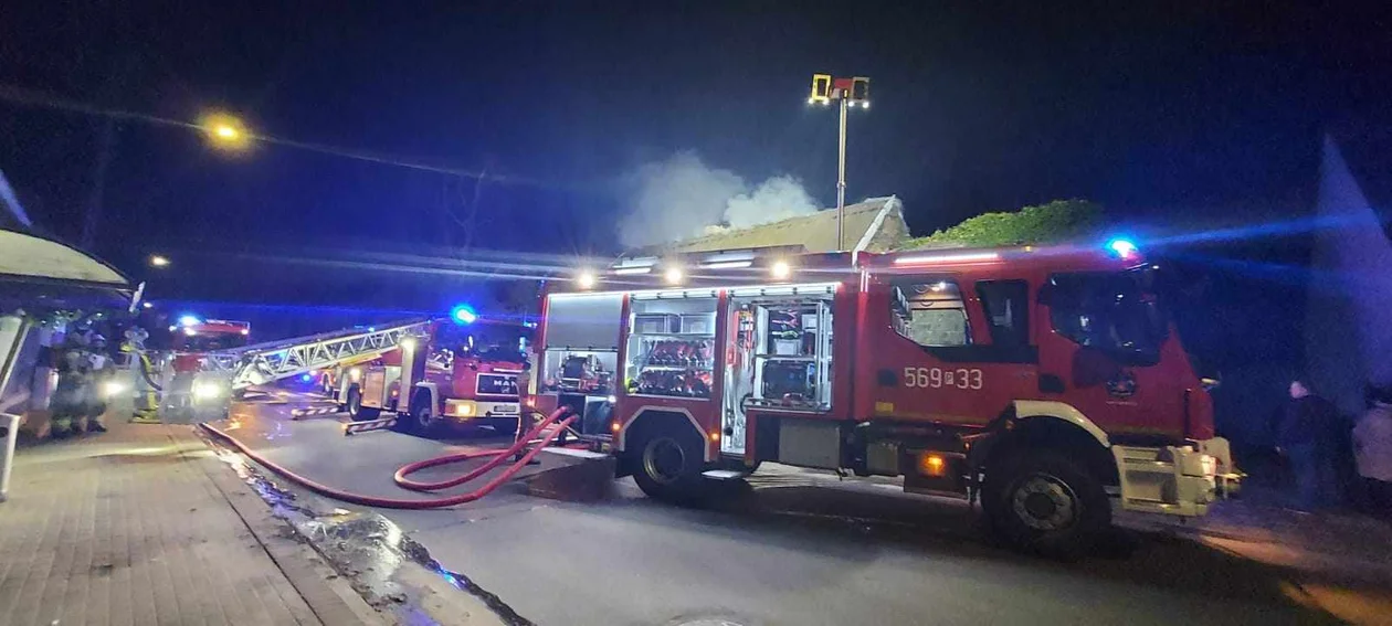 Pożar budynku mieszkalnego w Dobrzycy