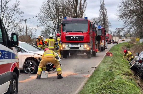 Wypadek z udziałem rowerzysty w Pieruchach - Zdjęcie główne