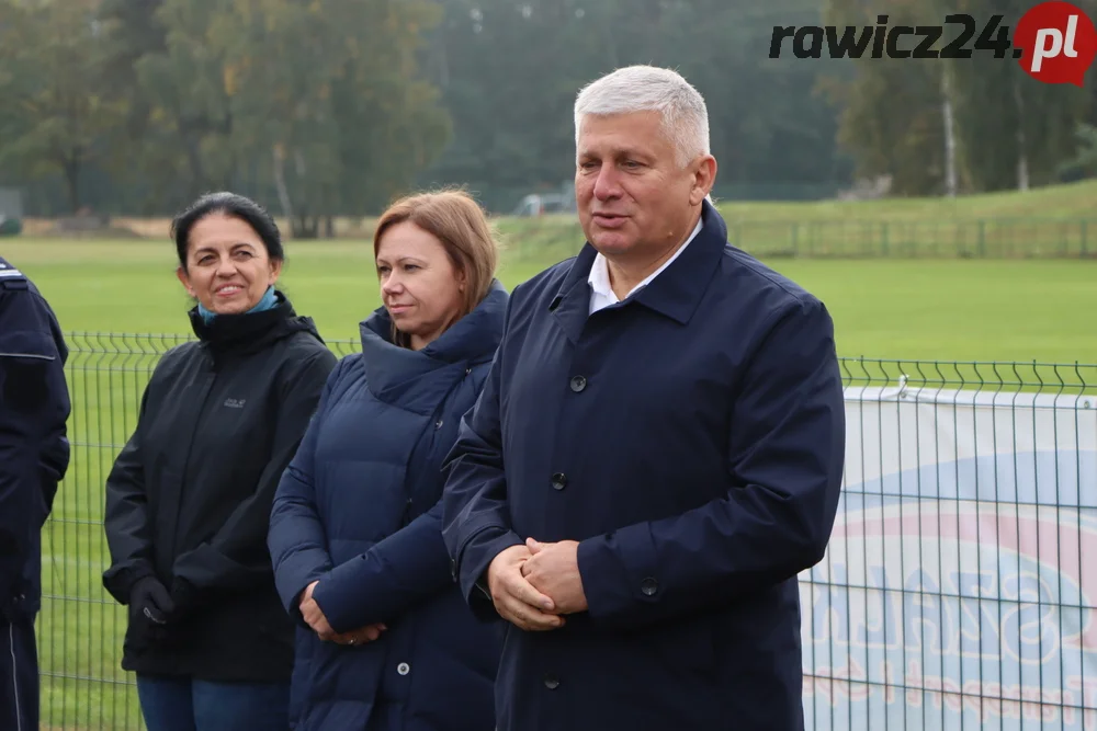 Zgrupowanie klas mundurowych ZS Miejska Górka w Sarnowie