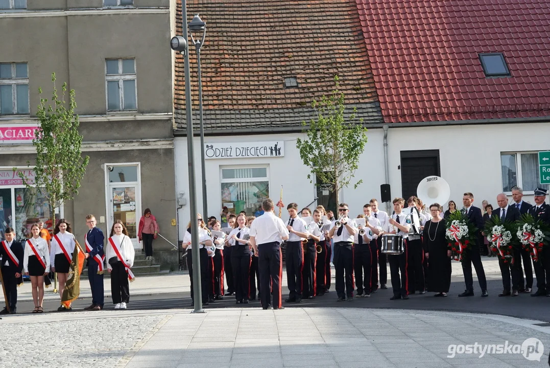 Poświęcenie figury Św. Jana Nepomucena w Krobi