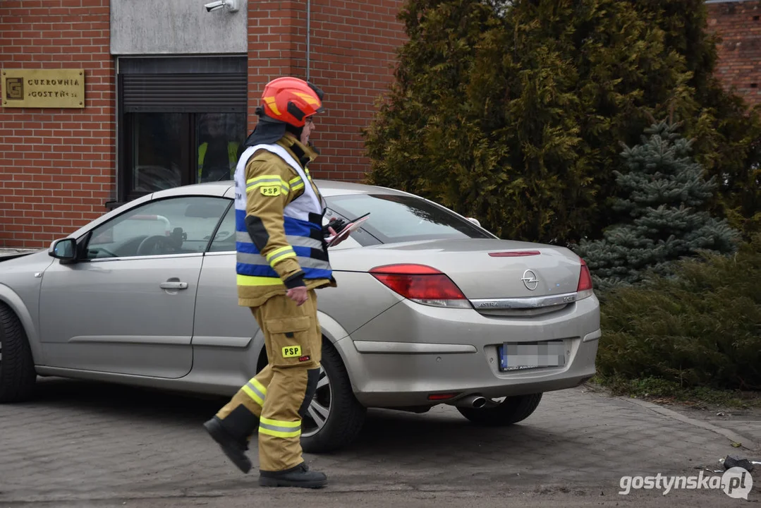 Zderzenie dwóch samochodów - Gostyń ul. Fabryczna