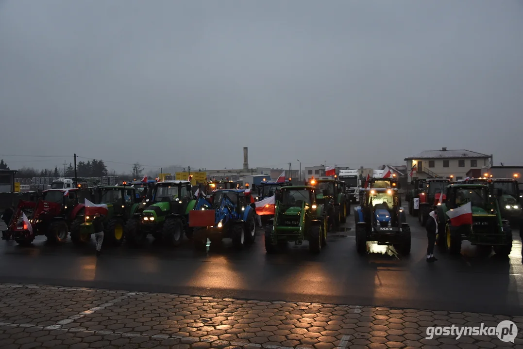 Protesty rolnicze w powiecie gostyńskim 2024