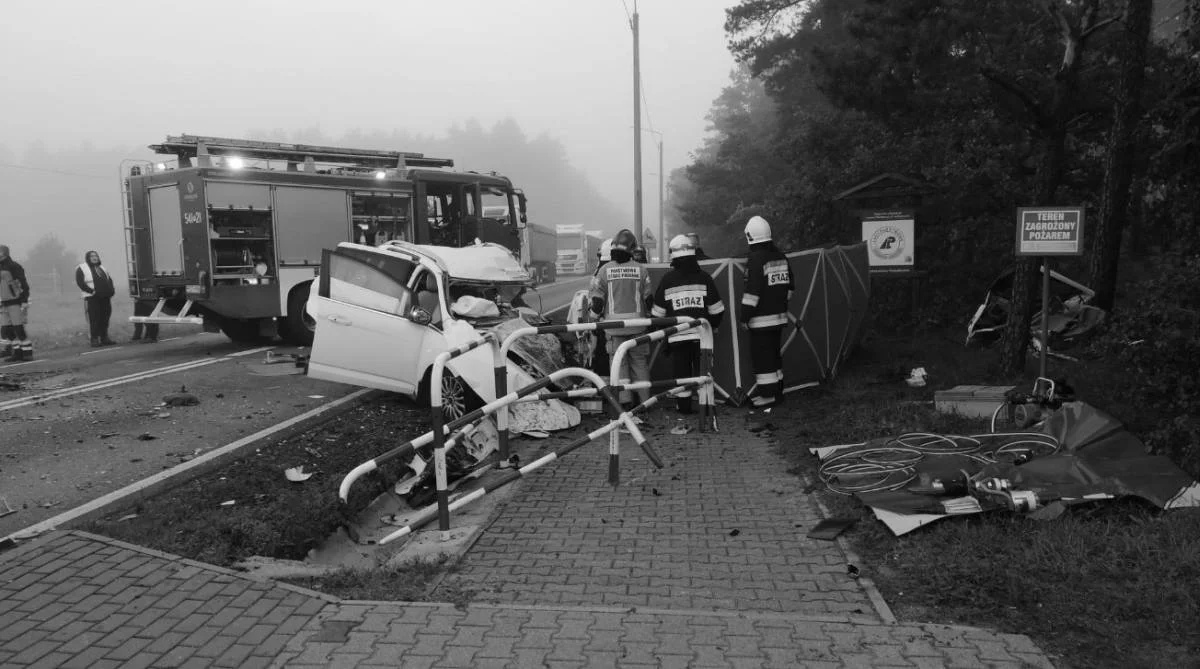 Śmiertelny wypadek na DK11 Ostrzeszów