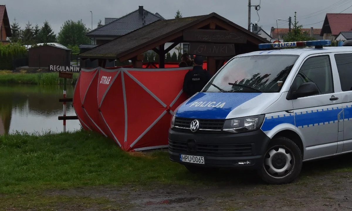 Tragedia nad stawem. Tajemnicza śmierć młodego mężczyzny
