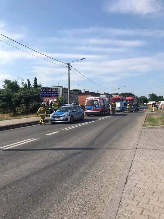 Wypadek hulajnogi na ul. Wrocławskiej w Jarocinie