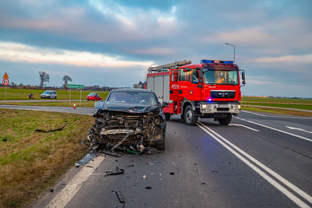 Wypadek na DK12 Jaraczewo-Borek Wielkopolski