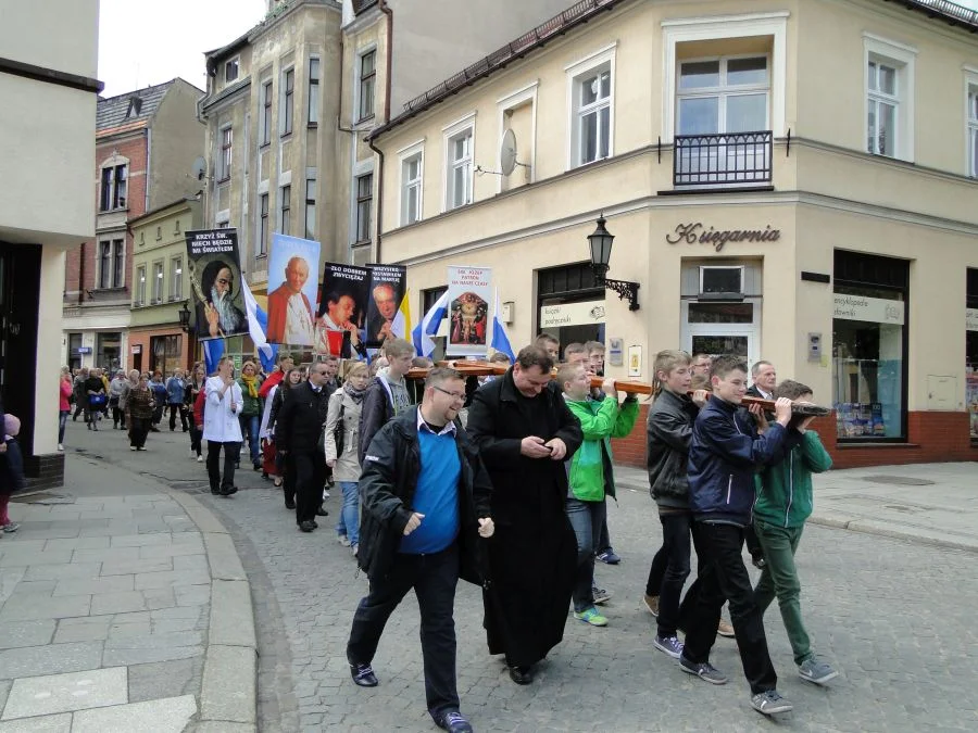 Symbole Światowych Dni Młodzieży w Jarocinie (2014)