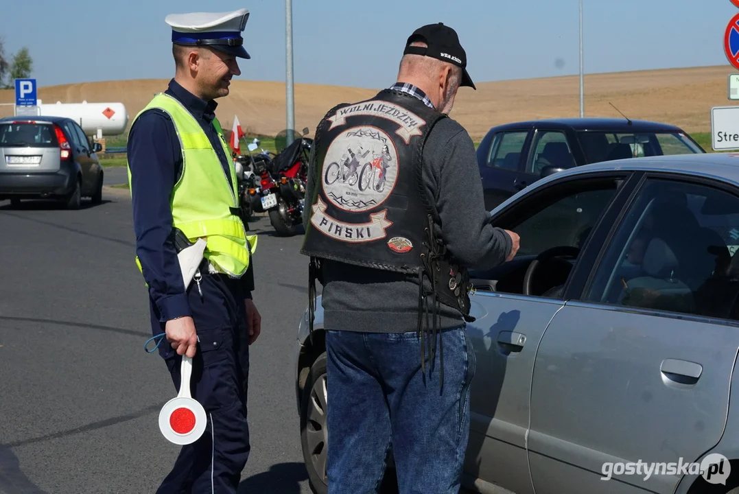 Akcja- naklejka Wolni Jeźdźcy Piaski i WRD KPP Gostyń