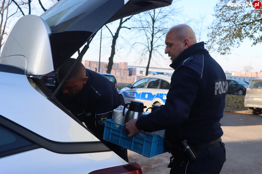 Wspólna akcja policji i Centrum Usług Społecznych w Rawiczu