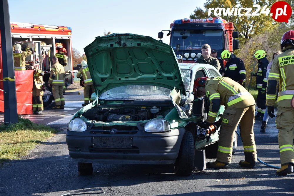 Ćwiczenia służb w Sarnowie i Rawiczu