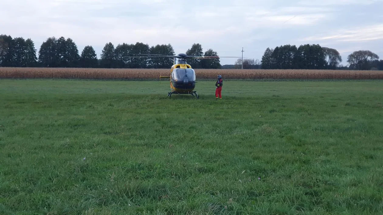 Na Łąkowej w Choczu dachowało auto