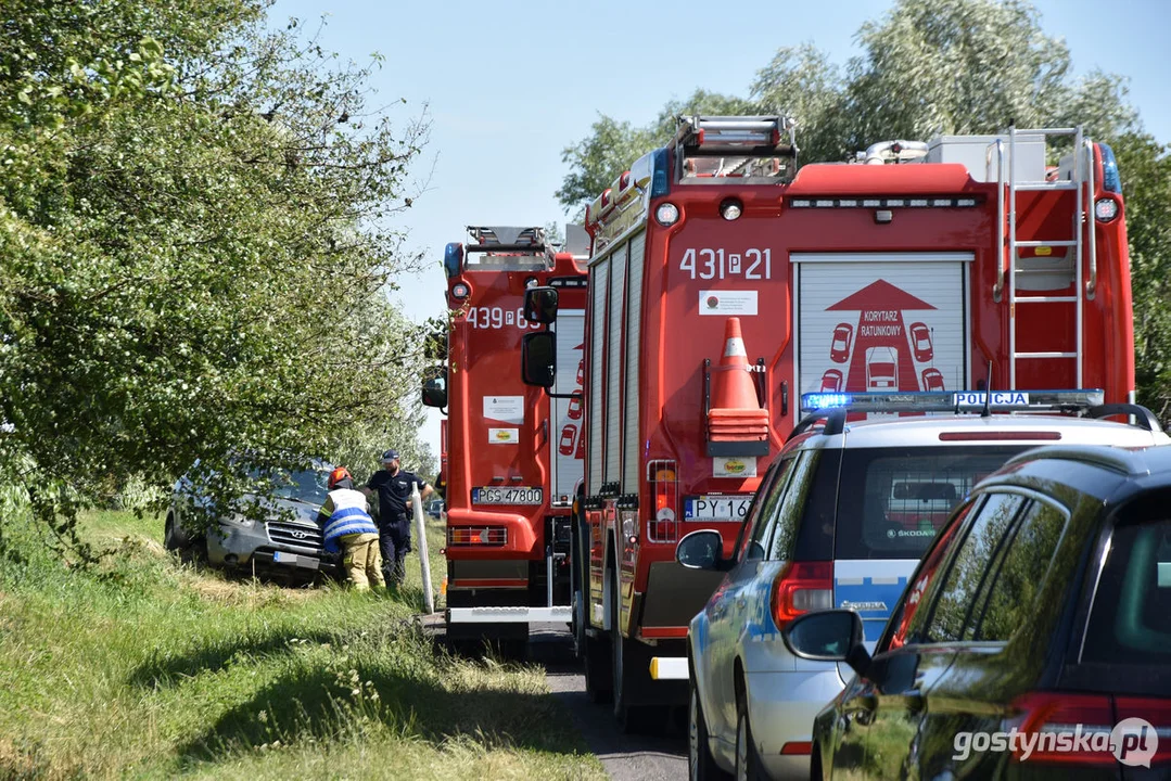 Wypadek drogowy w gminie Piaski (Szelejewo)