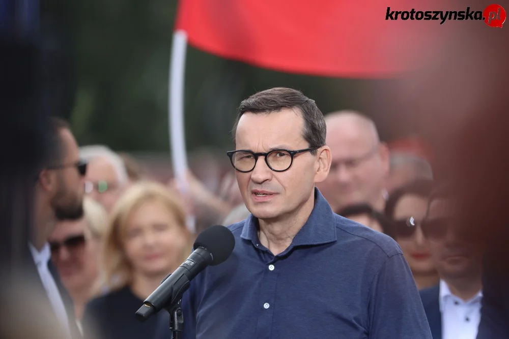 Mateusz Morawiecki w Krotoszynie. Piknik 800+