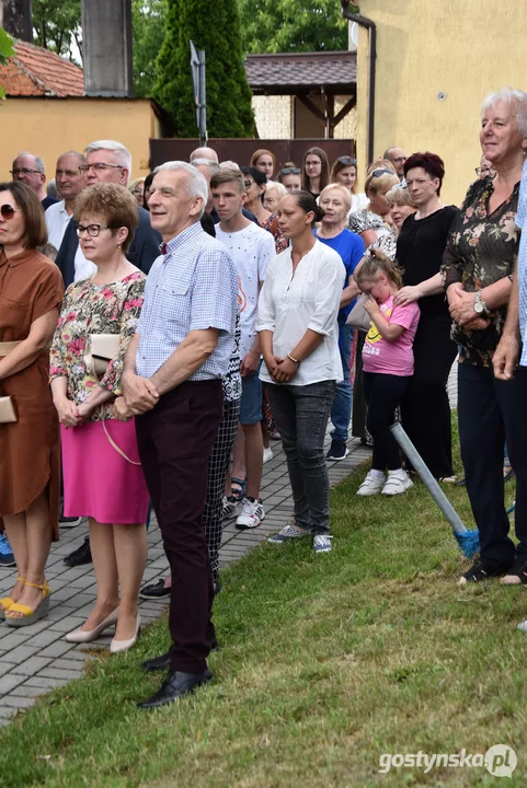 Odsłonięcie szyldu parku im. Adama Mickiewicza w Borku Wlkp.