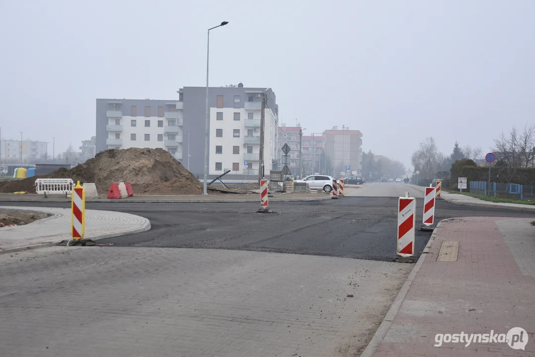 Budowa nowej drogi-łącznika, al. Niepodległości w Gostyniu
