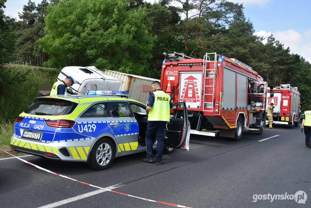 Tragiczny wypadek drogowy na DW 308, na odcinku Kunowo - Lubiń