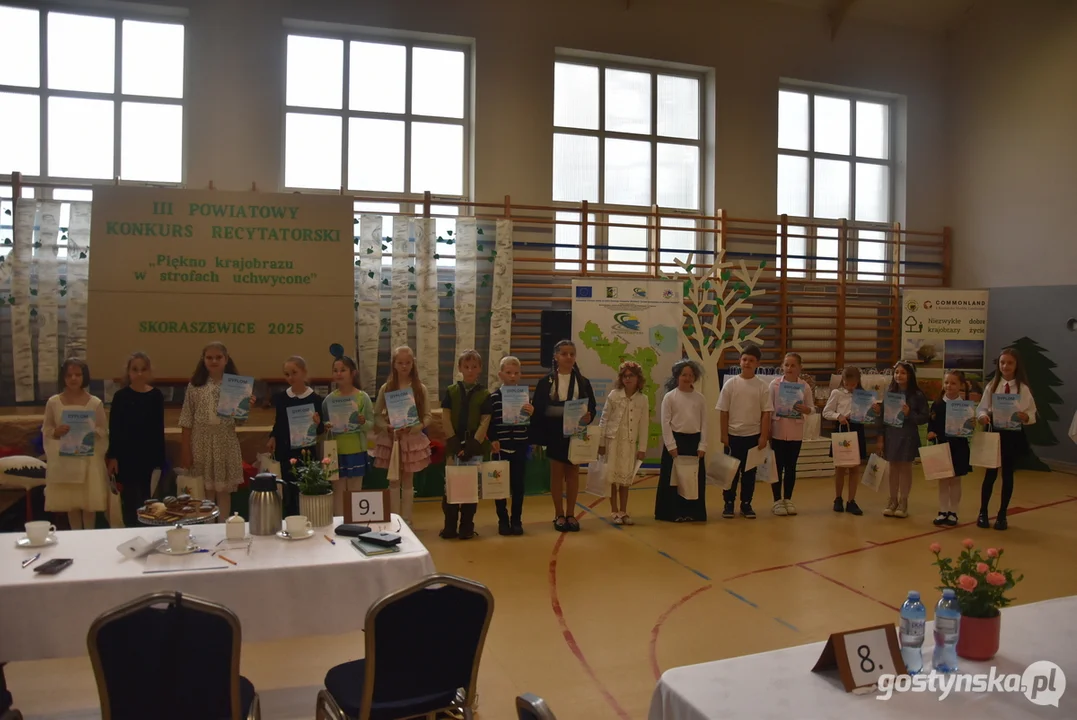 III Powiatowy Konkurs Recytatorski w Skoraszewicach 2025 "Piękno krajobrazu w strofach uchwycone"