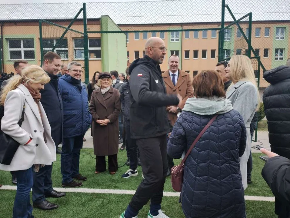 Minister sportu i turystyki Jakub Rutnicki w Jarocinie