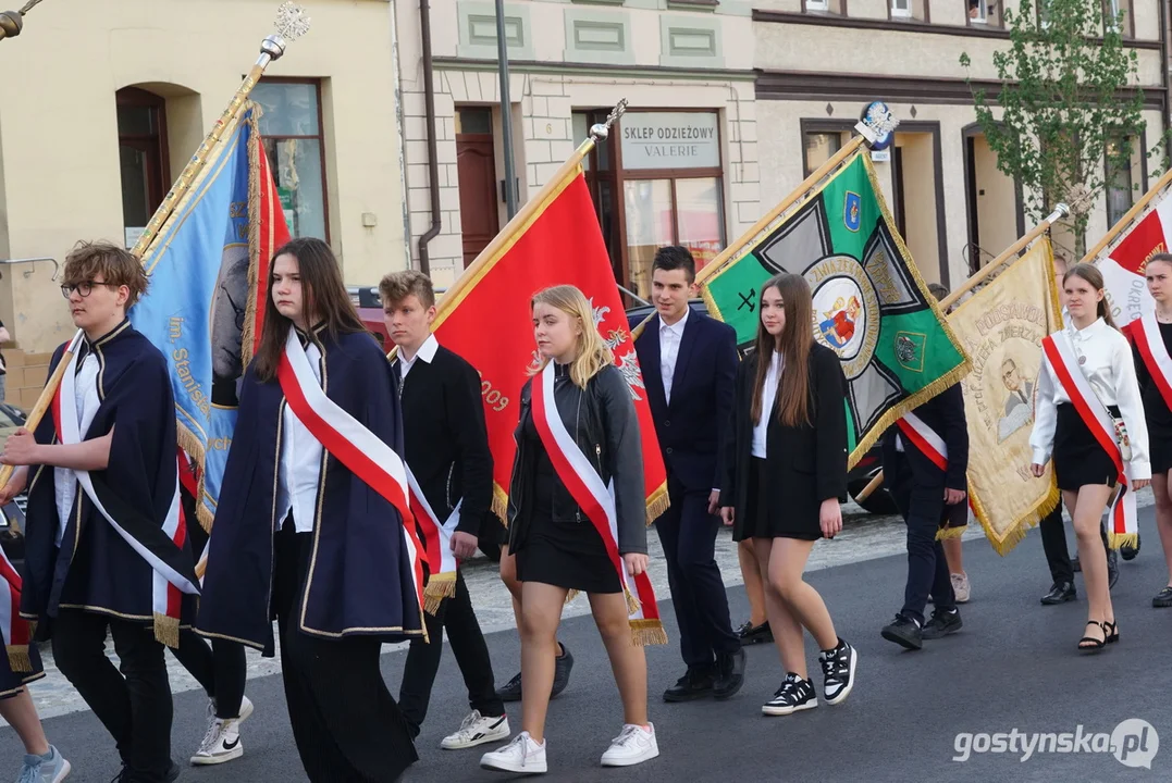 Poświęcenie figury Św. Jana Nepomucena w Krobi