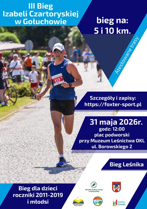 Ruszyły zapisy na biegi w Gołuchowie i Dobrzycy