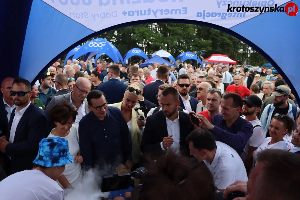 Mateusz Morawiecki w Krotoszynie. Piknik 800+