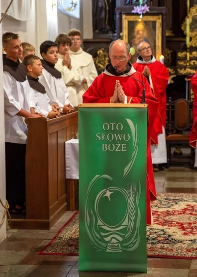 Pożegnanie wikariusza o. Radomira Buchcika w Choczu