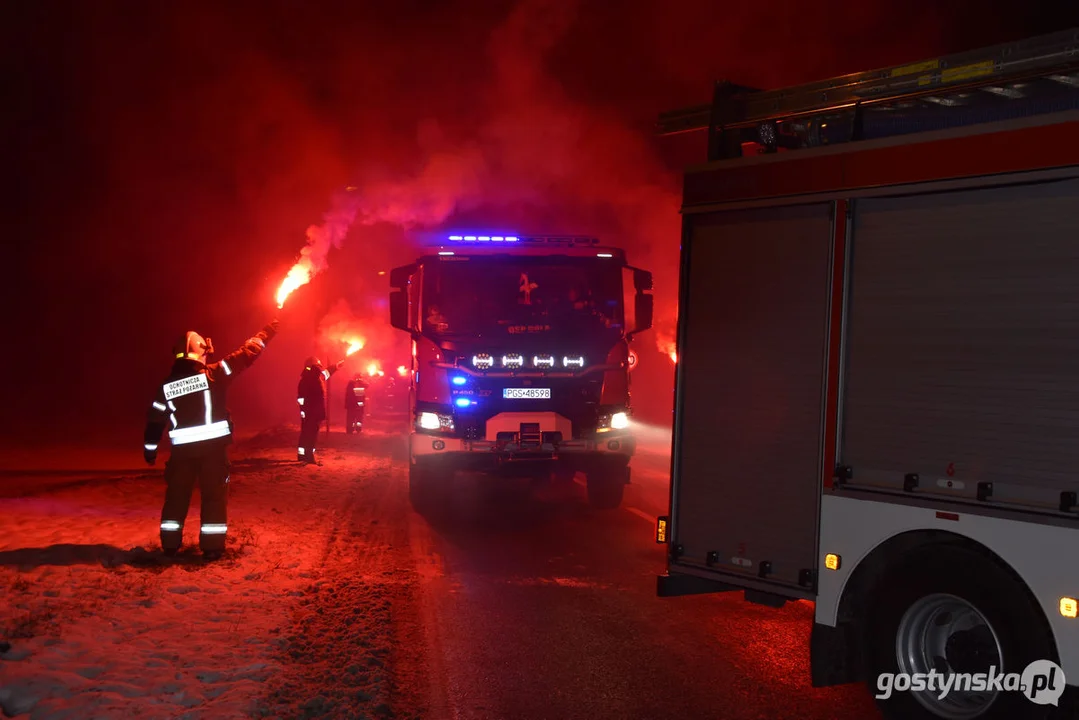 Nowy wóz strażacki dojechał do OSP KSRG Gola (gm. Gostyń)